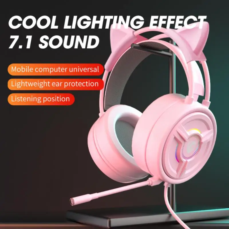 Wired Headset With Mic Stereo Noise Reduction High Sound Quality 3.5mm For Computer Pc  Laptop Earbuds Gaming Earphones