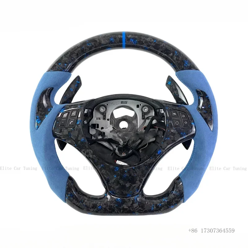 Forged Carbon Fiber Steering Wheel for BMW X1 X5 X6 E90 E91 E92 E93 E81 E82 E87 E88 E84 E70 E71 Interior Accessories Upgrade