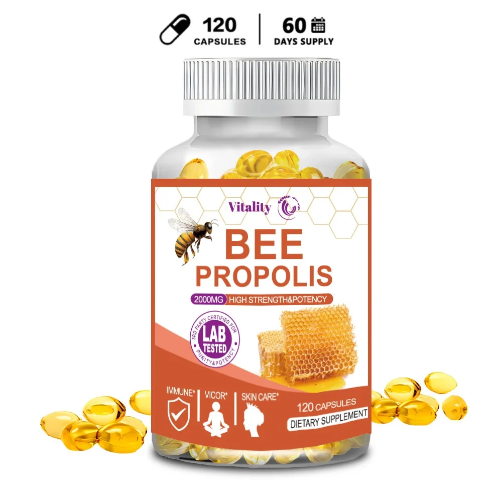 Vitalität Propolis Nahrungs ergänzungs mittel-gesunde Immunität, Verdauung, Zähne und Zahnfleisch, Hals schmerzen, Hautpflege Gesundheit