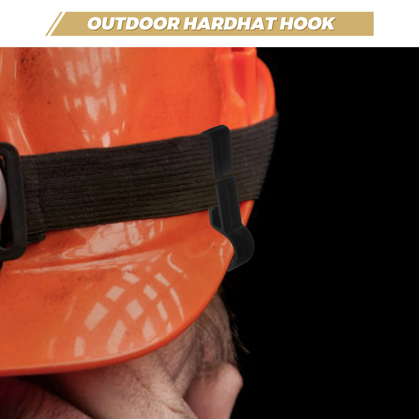 100 Uds Clips ganchos de plástico para faros casco Clips de luz accesorio duradero para uso en exteriores construcción