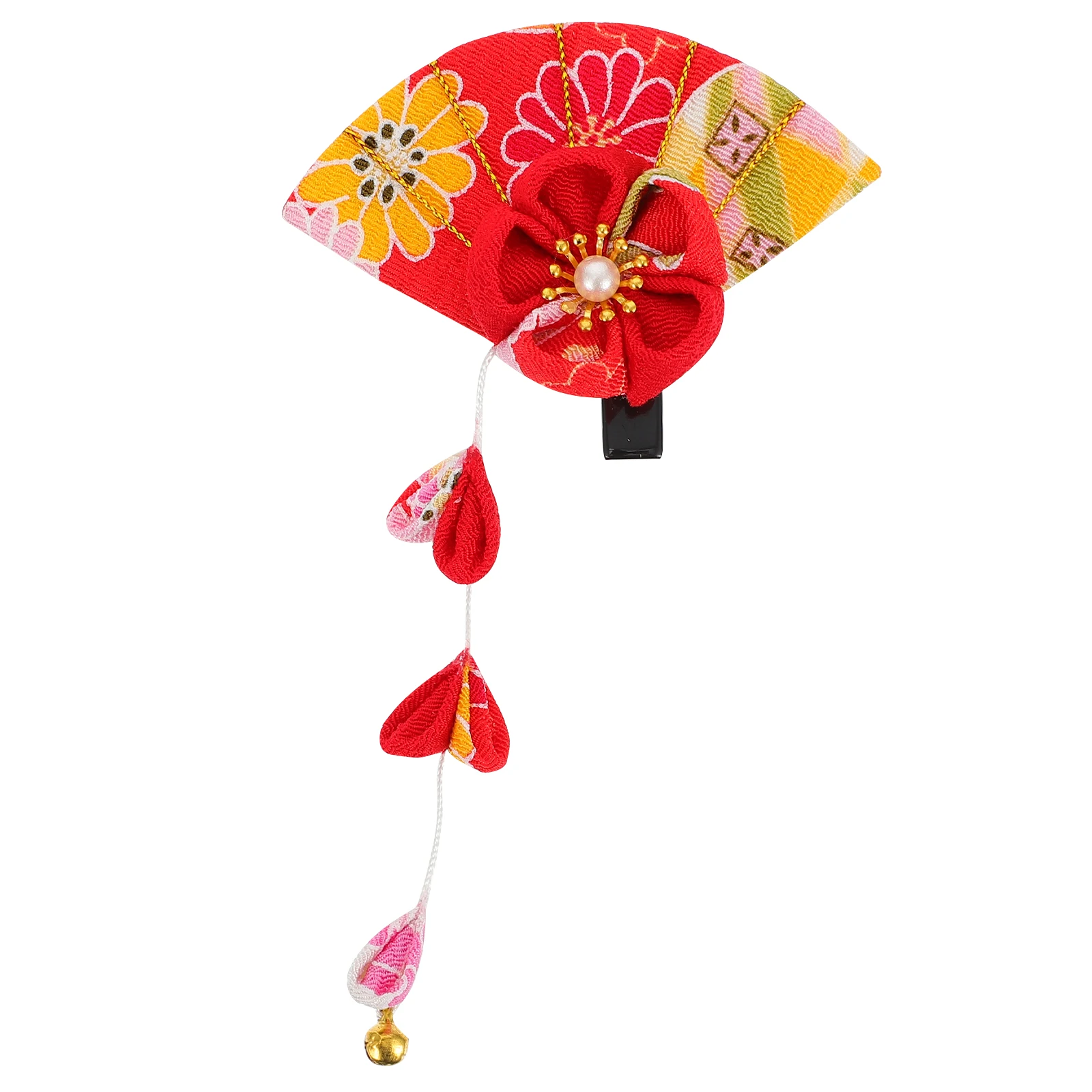 

Cherry Blossom Hairpin Hairpin Red Color Women Accessories Traditional Japanese Cherry Clip Style Party Decorations