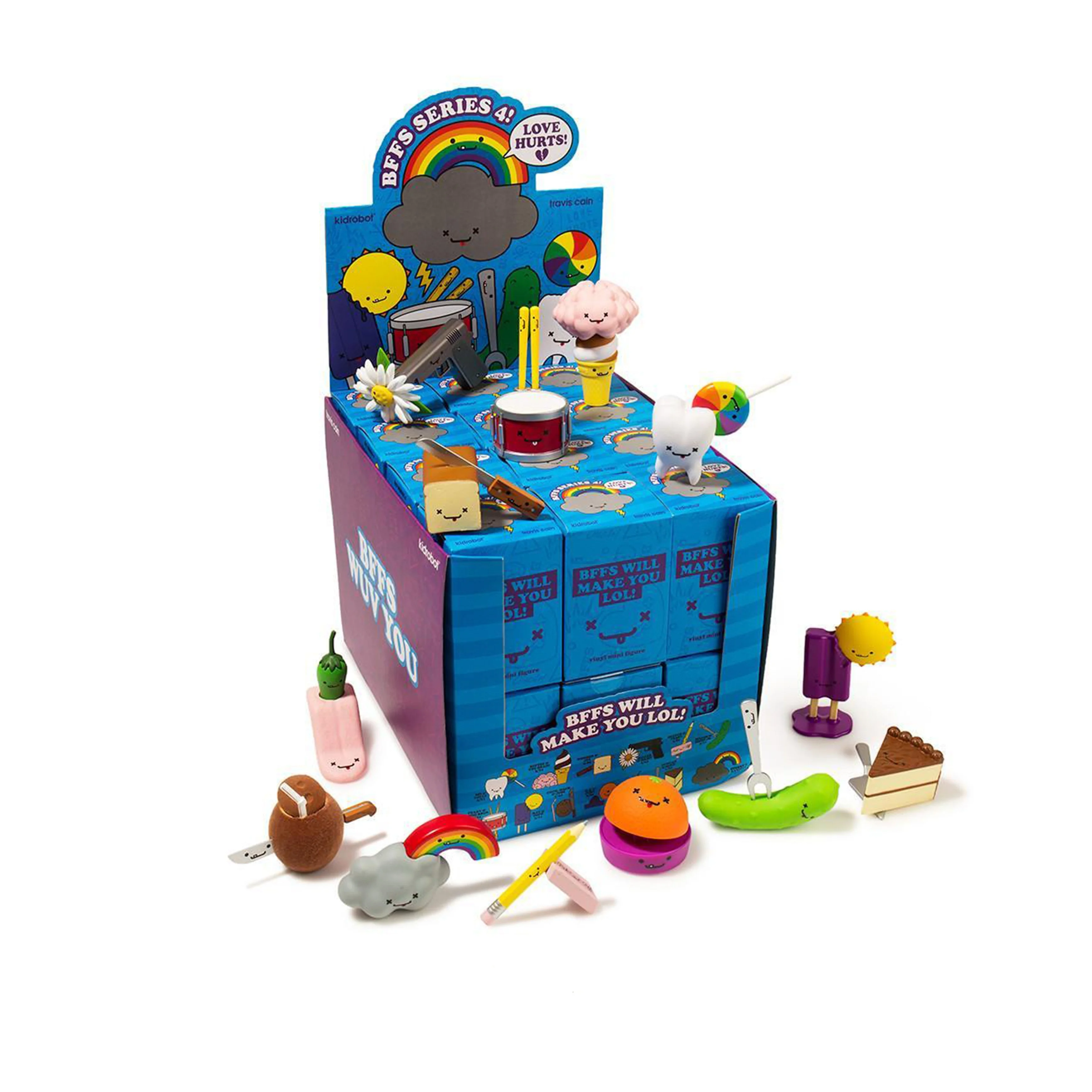 

In Stock! Kidrobot BFF Series 4 Blind Box - Trendy Toy, Office Decor, Collectible Figurine, Mystery Blind Box Set, Stylish Desk