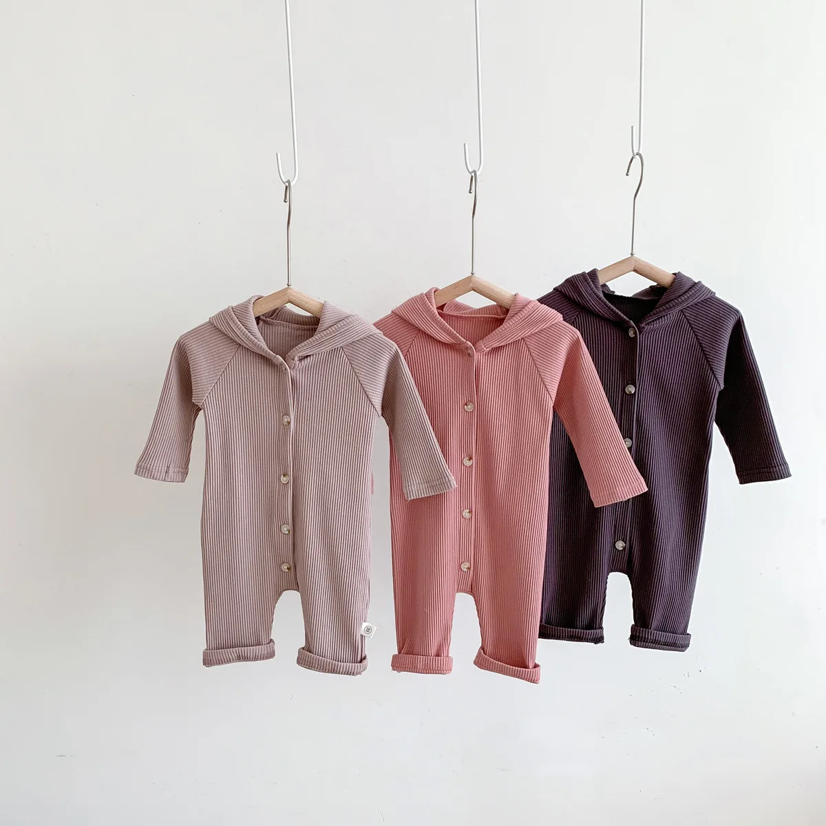 ZOETOPKID Baby Clothes Knitted Jumpsuit Autumn Winter Little Rabbit Ears Boy's One Piece Clothes Knitted Rompers Clothes