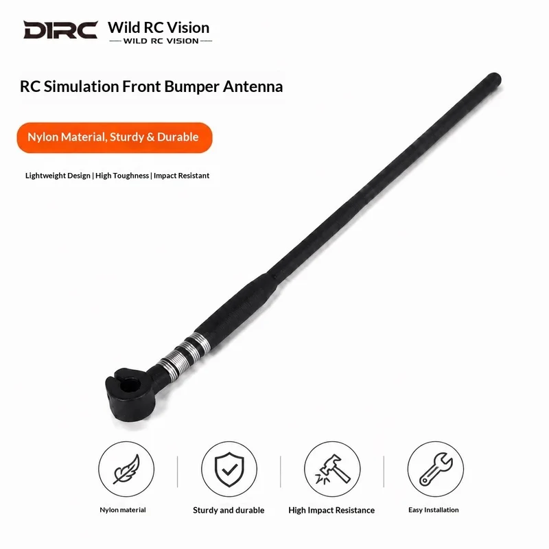 D1RC 1/8 1/10 Simulation Antenna Signal Line Decoration for TRX4 D90 RC Crawler Parts Upgrade Accessories Kit Offroad