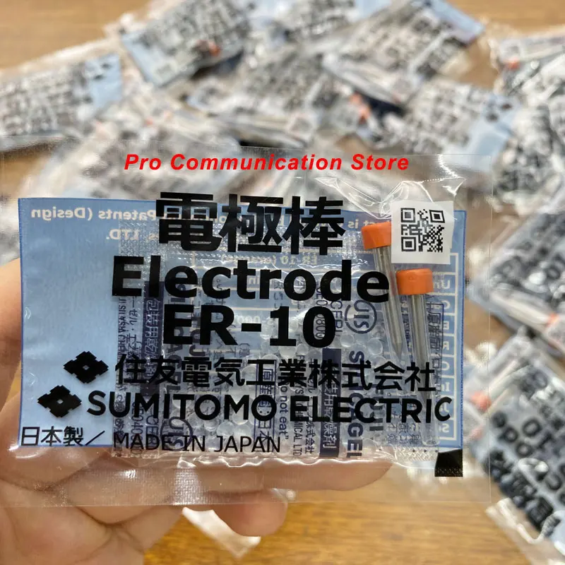 

10 pairs of ER-10 electrodes suitable for Sumitomo TYPE-39/Typ-66/Typ-81C 600C 400S fiber fusion splicer ER10 Lectrode rod