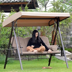 Outdoor Courtyard Swing Ceiling 1.91x1.2x0.18m Waterproof UV Protection Snow Rain Sun Shelter Home Garden Swing Sunshade Roof