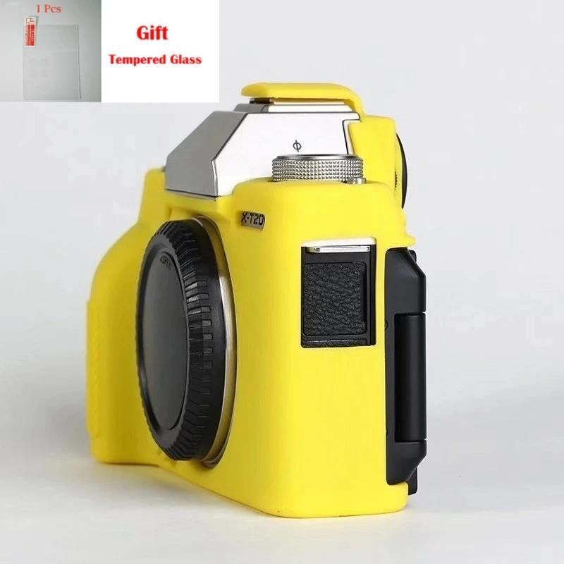 غطاء حماية من السيليكون، لغطاء سيليكون FUJIFILM Fuji X-T200 xt200، جراب ناعم للتصوير الفوتوغرافي بالكاميرا + فيلم مقسى مجاني