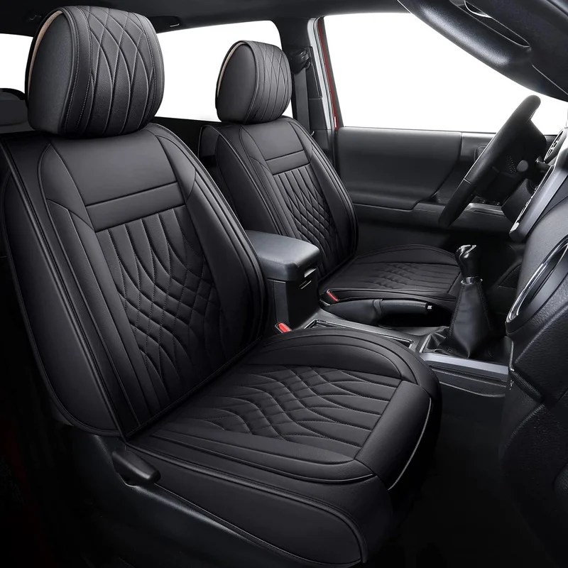 High-Quality Waterproof Luxury Custom Leather Seat Covers for Pickup Trucks - Interior Protector Accessories
