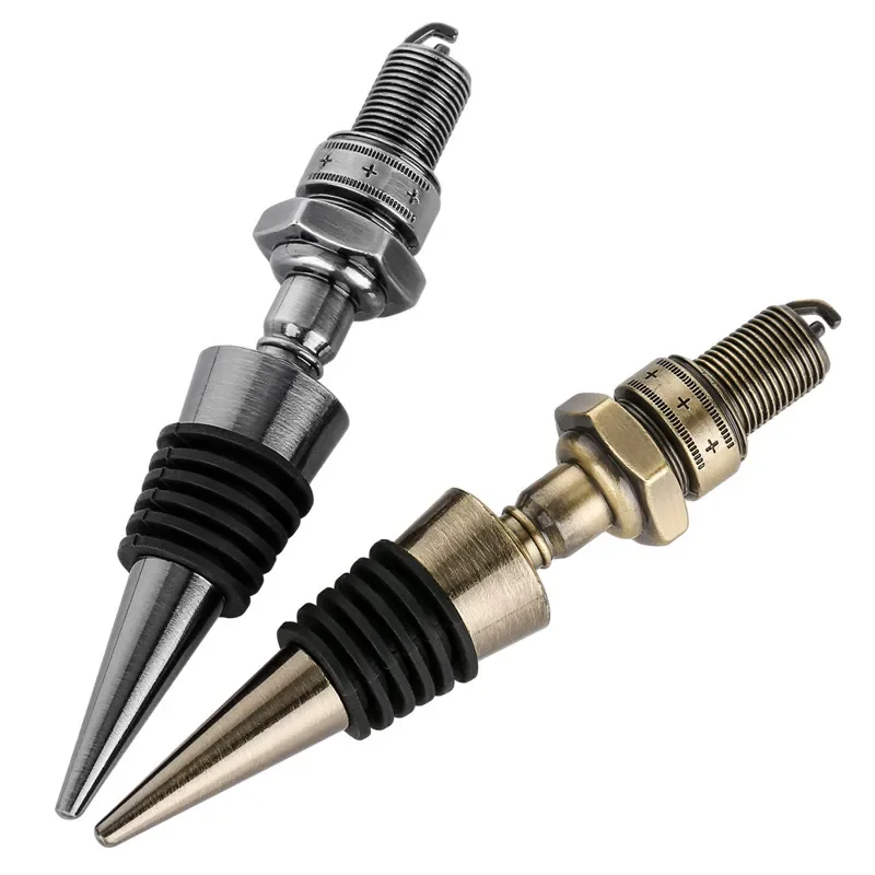 

Creative Metal Spark Plug Design Home Kicthen Gadget Wine Stopper Bottle Stoppers for Champagne Barware for Wedding Party