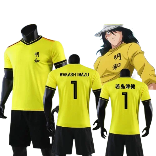 Meiwa Team Goalkeeper Uniform Short Sleeve Suit Dongbao Youth High Quality Clothing