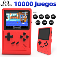 GB300 Portable Handheld Game Player 3.0 inch Screen TV Video Game Console AV Output Retro Game Console Built-in 10000+ Games