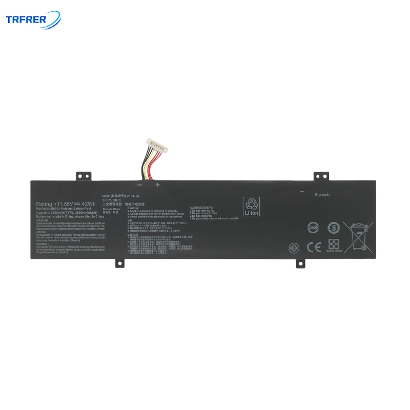 

C31N1733 Laptop Battery for ASUS VivoBook TP412FA TP412UA Series Notebook TP412UA-EC098T TP412UA-EC060T TP412UA-EC123T