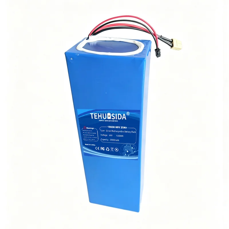 60V20000mAh 18650-16S4P Lithium-ion Rechargeable Battery Pack, Built-in BMS, Long-lasting Battery Life, Global Air Transport