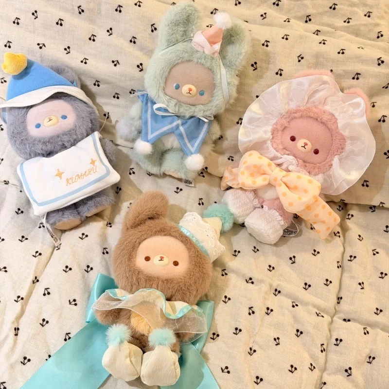 Miniso Kumaru Märchenstadt-Serie Blind Box Kawaii Plüsch-Anhänger Mystery Box Niedlicher Bär Anime-Figur Puppe Überraschungstüte Spielzeug Geschenk