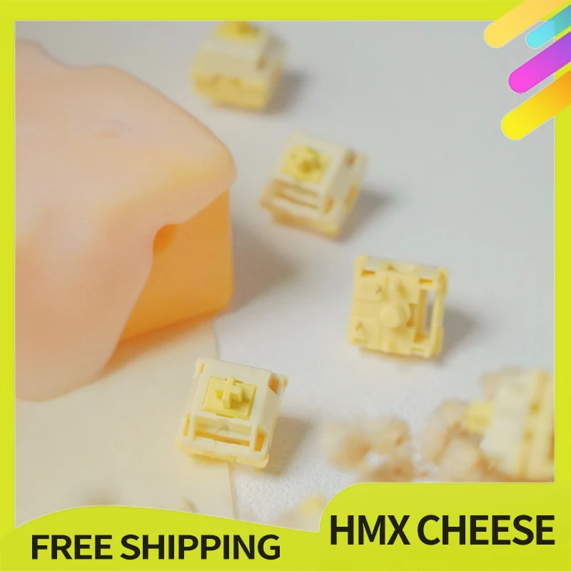 Hmx Cheese Axis Mx Structure Cheese Linear Switches For Mechanical Gaming Keyboard Desktop Keydous Keyboard