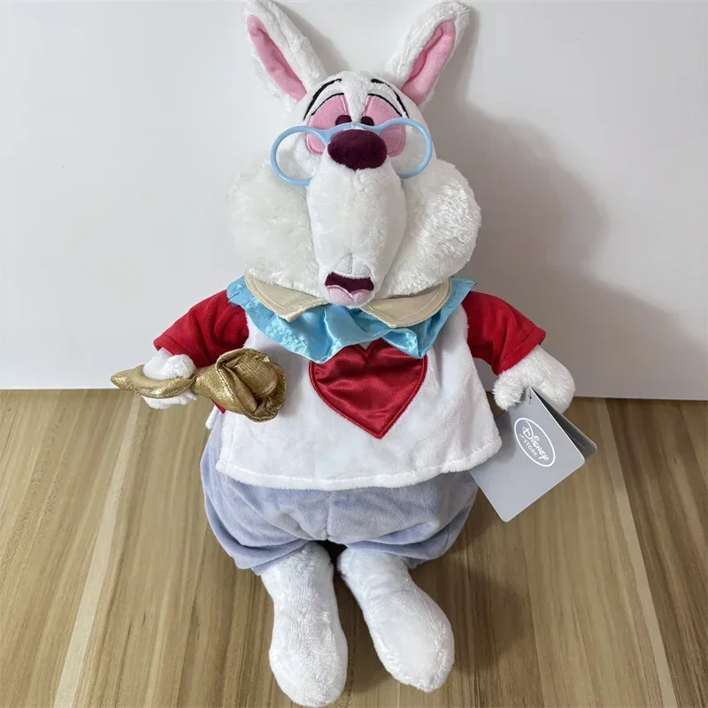 35cm Disney Cartoon Alice in Wonderland The White Rabbit Plush Toy Stuffed Doll Pillow Children brithday Xmas Gifts