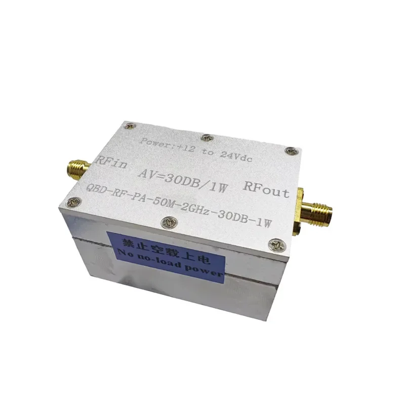 

RF Amplifier 50M-2GHZ Power Synthesis Wideband Linear RF 1W Wideband Small Signal Amplifier