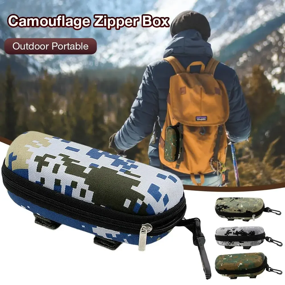 Portable Glasses Box Outdoor Hunting Sunglasses Case Military Molle Tactical EVA Glasses Cases Eyewear Pouch Goggles Storage Bag