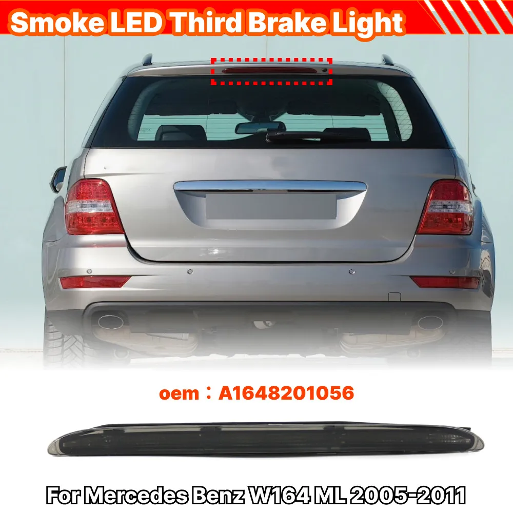 luce-freno-terza-3ª-posteriore-superiore-a-led-fume-per-mercedes-benz-w164-ml320-ml350-ml500-2005-2011