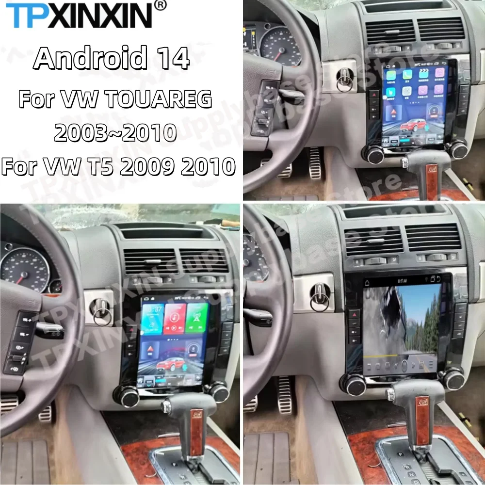 

For VW TOUAREG 2003~2010 For VW T5 2009 2010 Android 14 Multimedia GPS Navigation Smart HD Touch Screen Video Stereo Head Unit