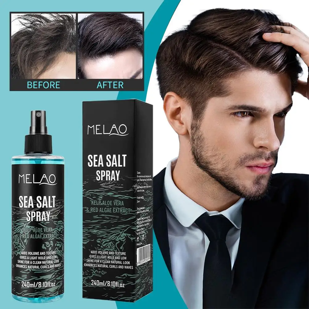 ملح البحر تصفيف الشعر رذاذ كسول الضفيرة تحديد تحسين عقد طبيعي موجة زيت شعر قوي رقيق مغذي رشاقته غير Gr V3S0 #2