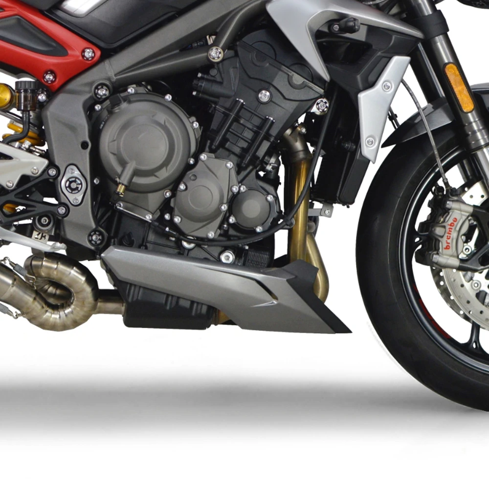 For Triumph Street Triple 765 R RS 2020 2021 2022 Motorcycle Engine Lower Spoiler Body Bellypan Fairing Protector Guard Chassis