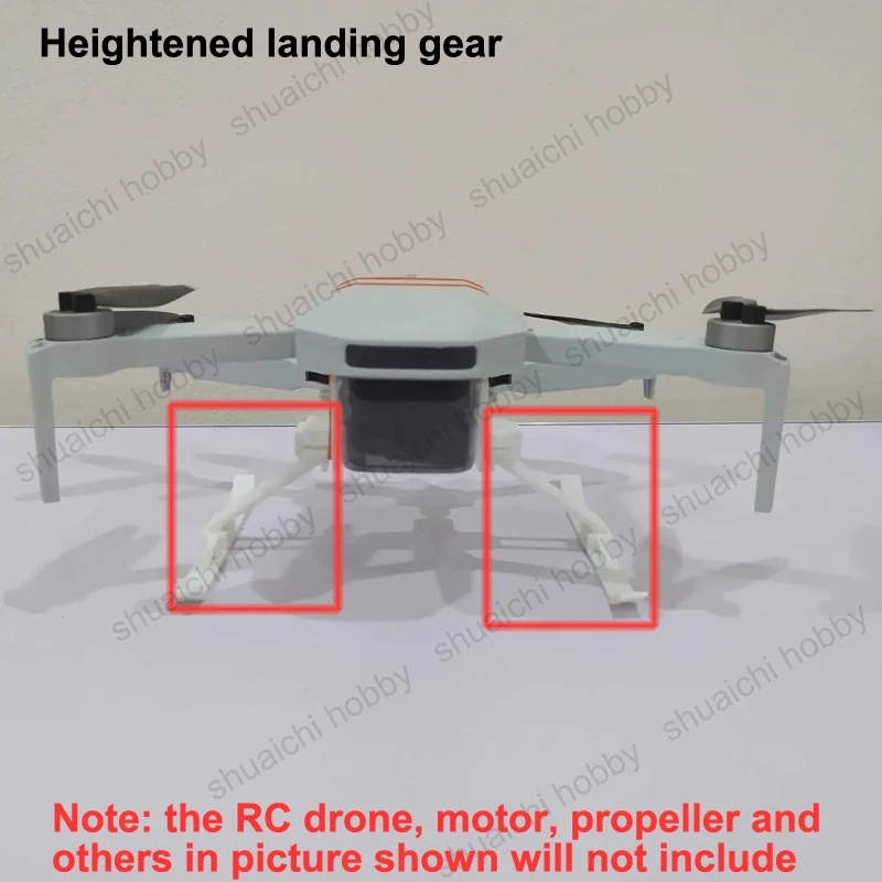 Boîte de rangement pour Drone ATOM/ATOM 2 RC, sangle de liaison Flexible en TPU, train d'atterrissage surélevé, anneau de protection d'hélice, accessoires de bricolage