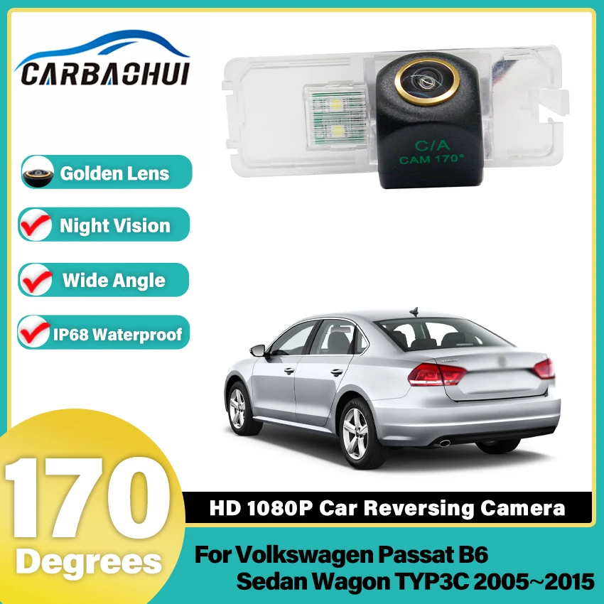 

Задняя камера для Volkswagen для VW Passat B6 Sedan Wagon TYP3C 2005 ~ 2015 CCD камера ночного видения резервная камера номерного знака камера