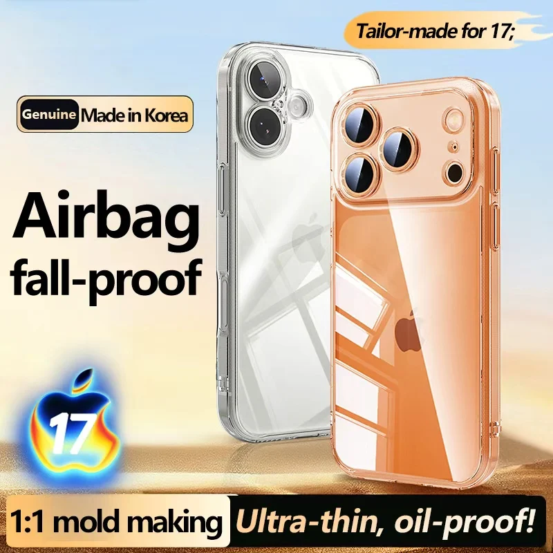 

Ringke Compatible with iPhone 17air 6.6-inch(2025) Case,Anti-Scratch Protection Shockproof Transparent Case Bumper Cover