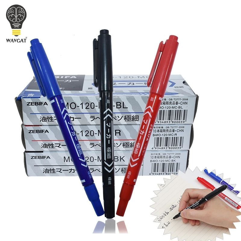 1PCS Smart Electronics CCL Anti-etching PCB circuit board Ink Marker Double Pen For DIY PCB