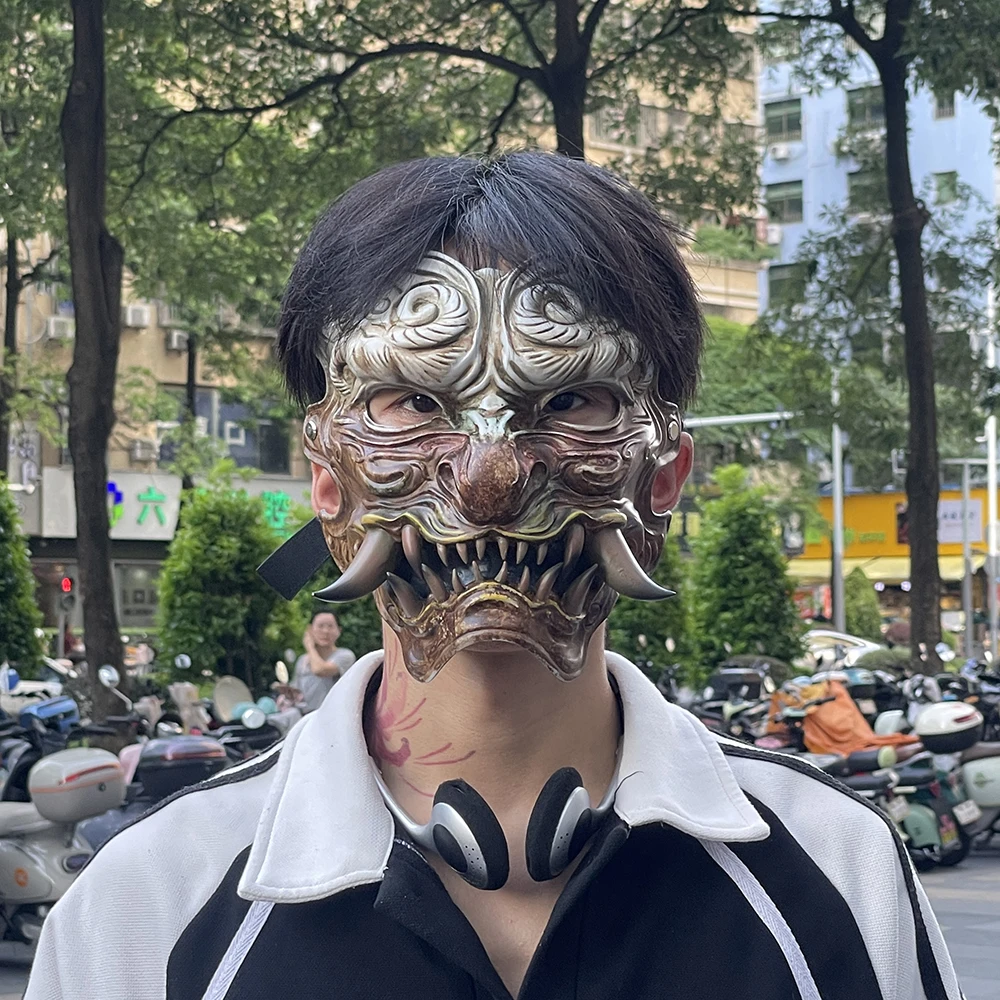 

Men's Skull Mask Cool Party Cosplay Accessory Unique Birthday Gift Boyfriend Horror Decoration Chinese Prajna Mask Wukong Game