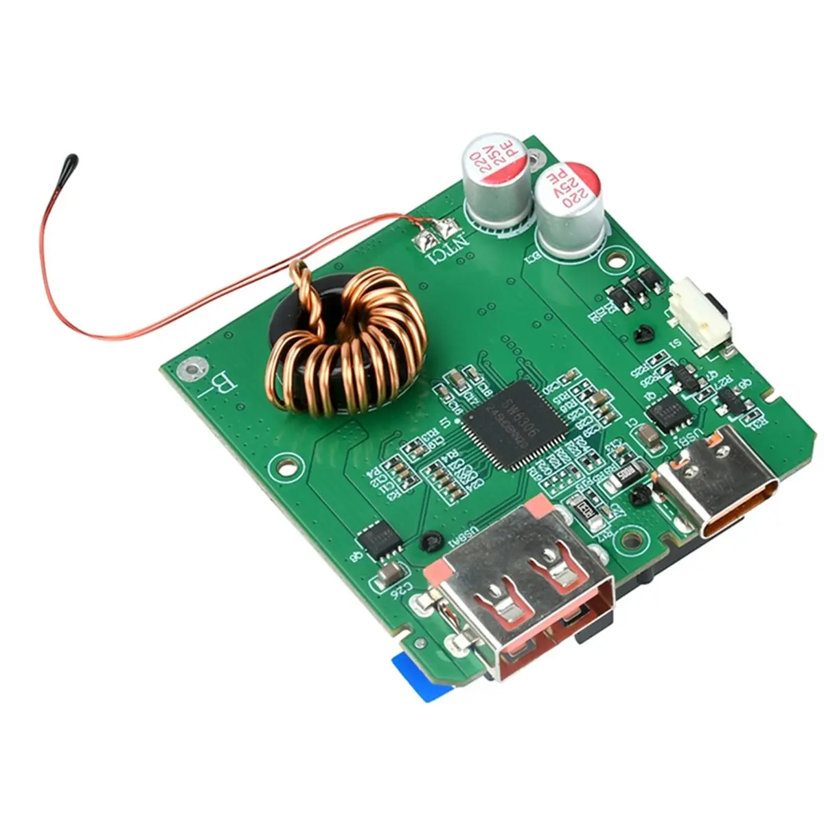100W Fast Charging Module PD QC Power Bank Mainboard with TFT Color Display,DIY Module for PD3.0 QC4.0 Power Bank Repair