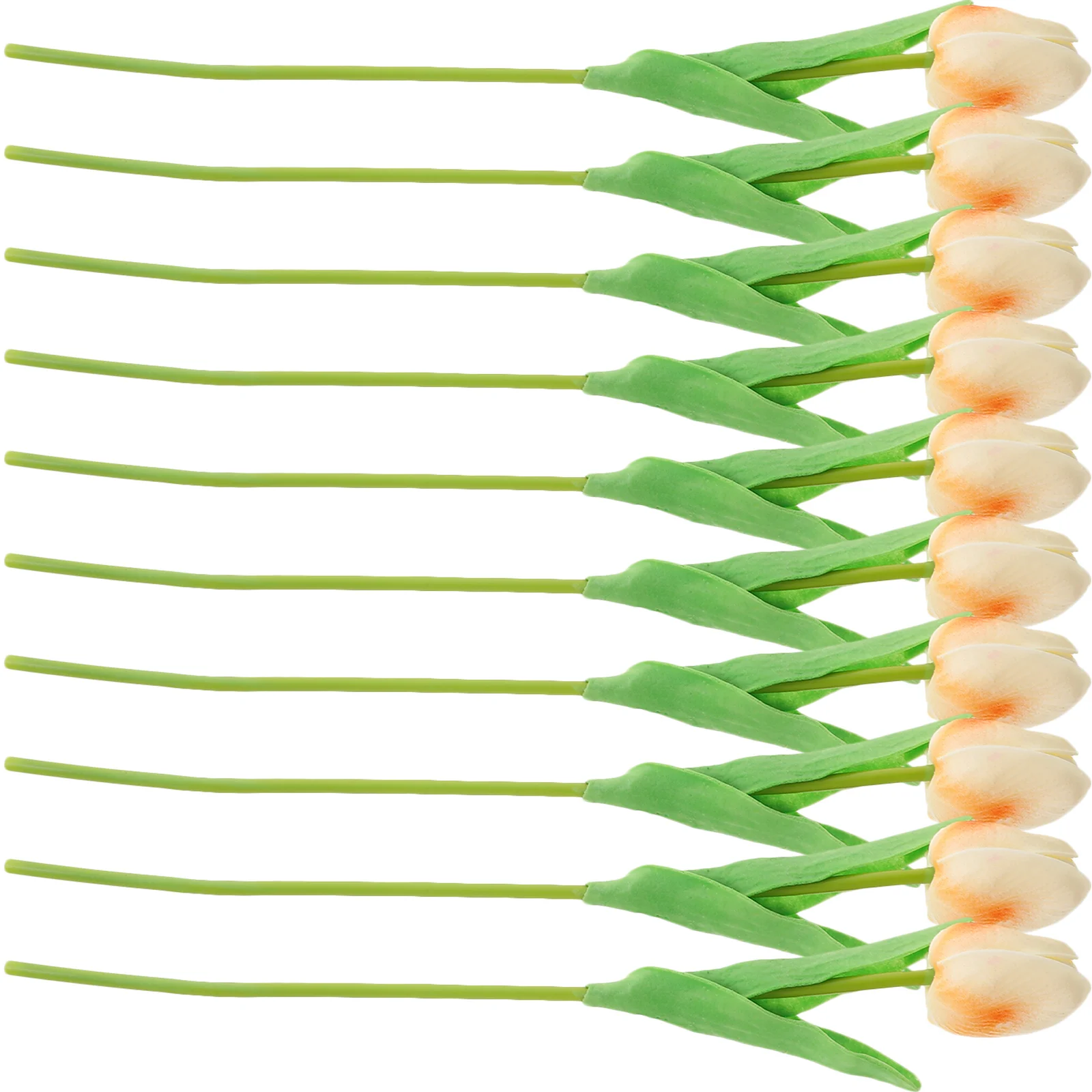 

10Pcs Simulation Tulip Flowers Artificial Bouquet Fake Tulips Decor Wedding Centerpieces Living Room Floral Arrangement