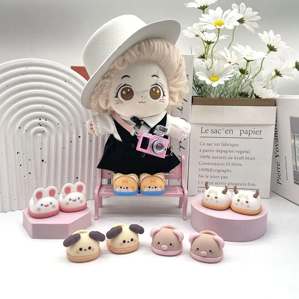 

Calf Lovely 20cm/30cm Decorate Doll Shoes Animal Soft Mini Doll Board Shoes Dog Dress Up Doll Accessories Cotton Stuffed Doll