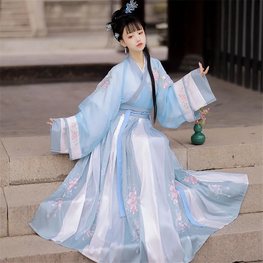 traditional-women's-song-dynasty-embroidery-gradient-hanfu-dress-ancient-chinese-style-stage-costume-dance-hanfu-princess-dress