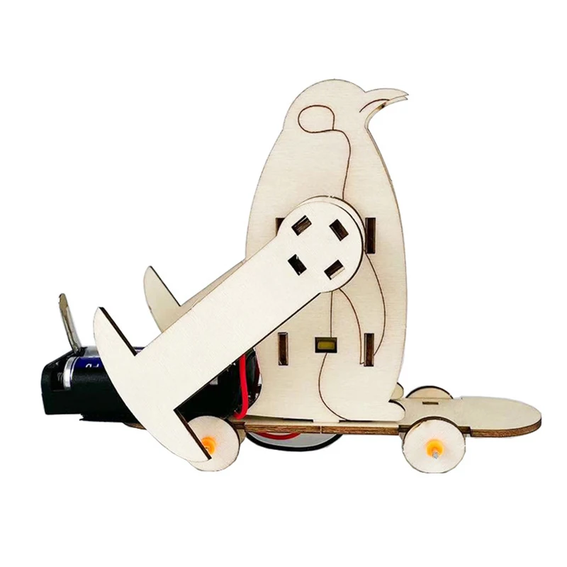 

3D Puzzles Robot Building Engineering Model Set Creative DIY Wooden Model Toy Kid Physical Science Experiment STEM Experiment