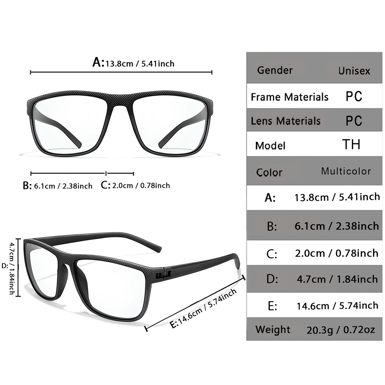 Ultra-Lightweight Rectangular Photochromic Reading Glasses Presbyopic Spectacles for Middle-Aged Elderly Daily Wear Surf