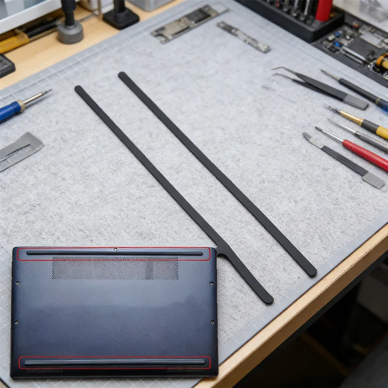 

HUAHUAResilient резиновые полоски нижние накладки для HP Elite Dragonfly G2, нескользящий коврик для ноутбукаHUAHUA