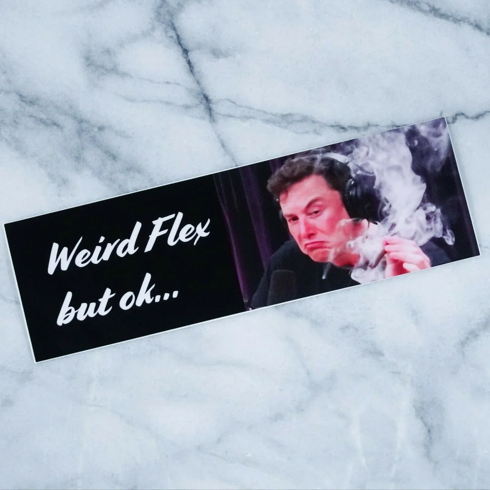 For elon flex ~ SLAP STICKERS DIRFT DECAL VINYL CAMBER STANCE JDM TUNER JAPAN