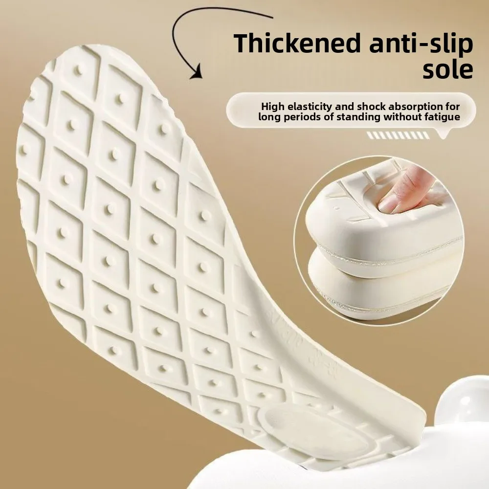 نعال داخلية من اللاتكس - مريحة للجنسين ماصة للعرق ومقاومة للرائحة، فائقة النعومة لتخفيف الآلام ومضادة للتعب لممتص الصدمات الرياضي #4