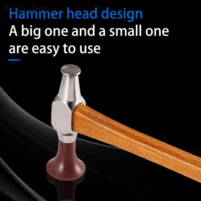 57BA młotek do wgnieceń narzędzia do dobijania młotek poziomujący narzędzie do naprawy wgnieceń samochodowych