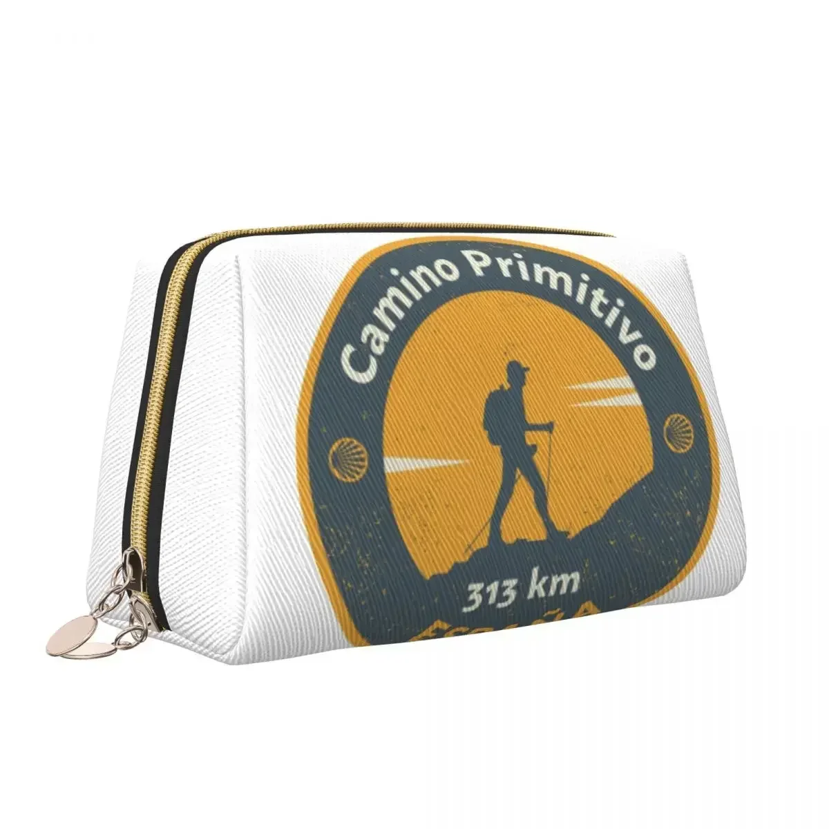 Camino De Santiago Makeup Bag for Women Travel Cosmetic Organizer Fashion Camino Primitivo Storage Toiletry Bags