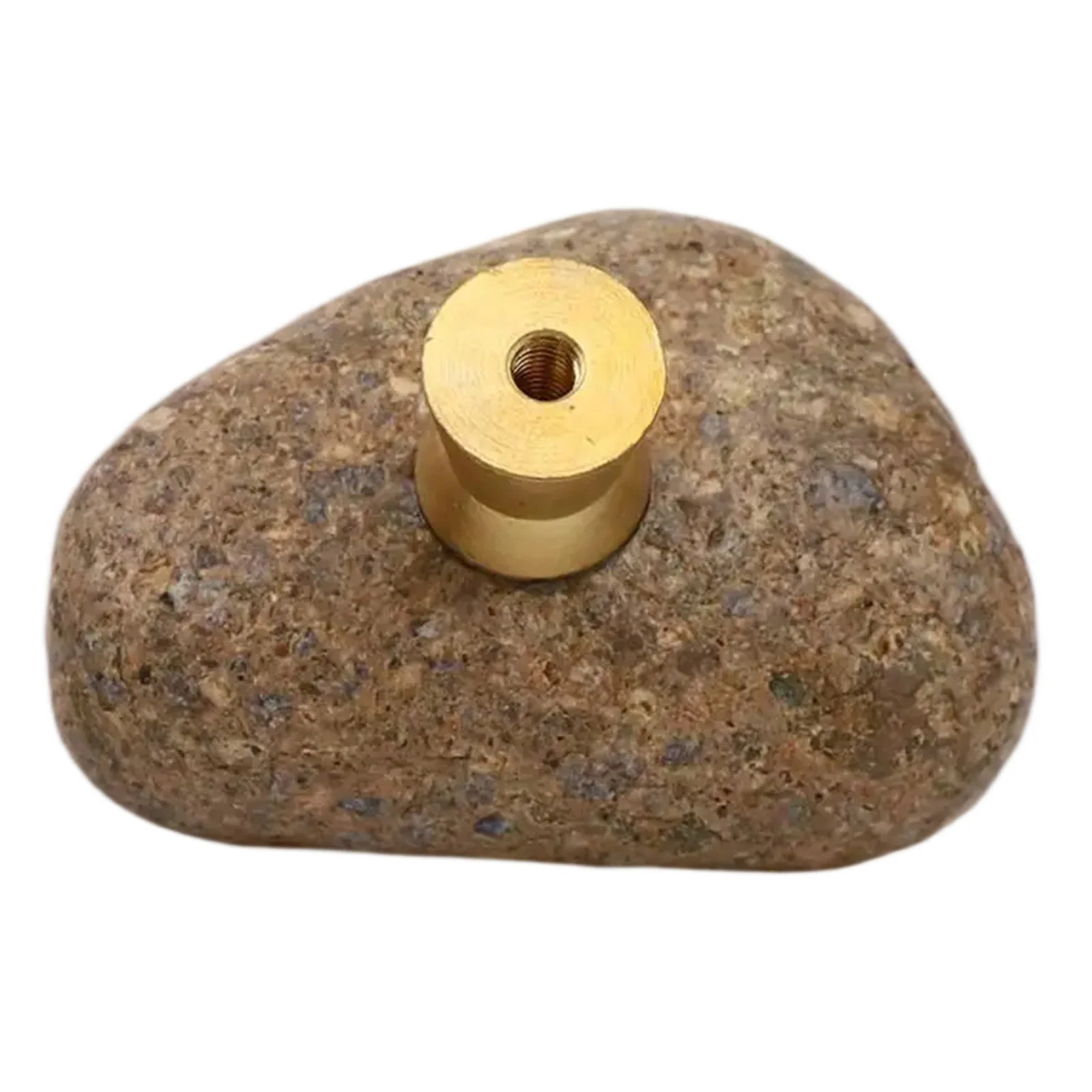 2 Pcs Unique Creative Natural Stone Door Handles Cabinet Drawer Pulls Furniture Hardware Accessories Random Color