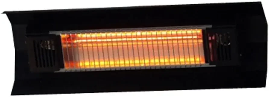 

Fire Sense 60460 Wall Mounted Infrared Patio Heater 1500 Watts Weatherproof Lightweight for Indoor Outdoor Use 6 Foot Non Retrac