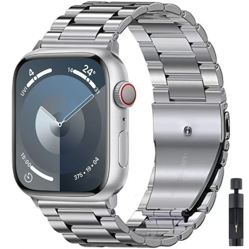Metallarmband für Apple Watch 10 46 mm 42 mm Ultra/2 49 mm 9 8 7 45 mm 41 mm Edelstahlarmband für iWatch 6 5 4 3 SE 44 mm 40 mm