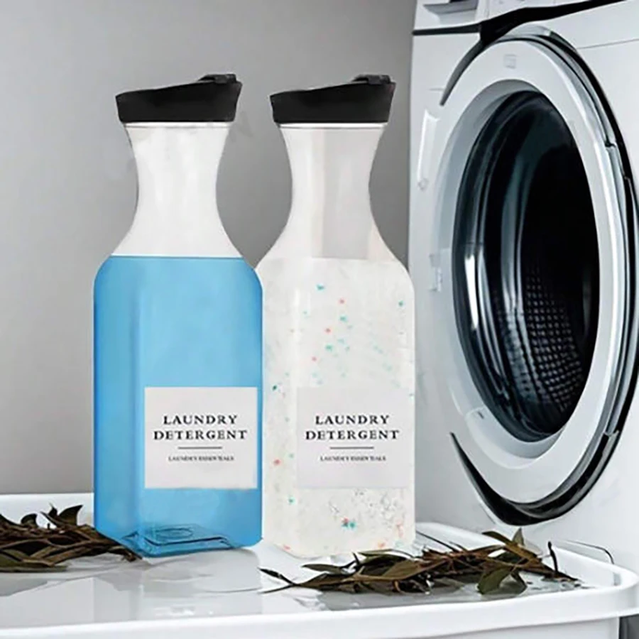 

Laundry Detergent Dispenser Bottle 53oz with Label Liquid Laundry Dispenser,Detergent Dispenser for Laundry Room Organization