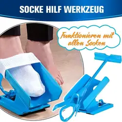 Easy To Put On and Take Off The Sock Help Tool No Bending Shoe Horn Suitable For Pregnancy Dressing Aids Tools Socks Support