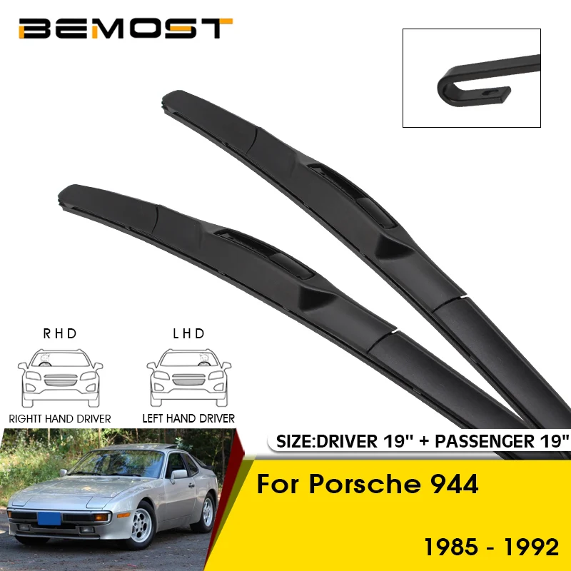 

Car Wiper Blades For Porsche 944 1985-1992 Windshield Windscreen Front Window Blades 19"+19" Car Accessories