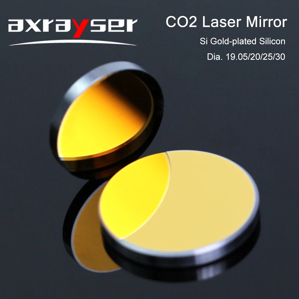 Imagem -06 - Laser de Silício Banhado a Ouro para Máquina de Corte do Gravador Espelhos Reflexivos do si 19.05 20 25 30 10.6um 400w