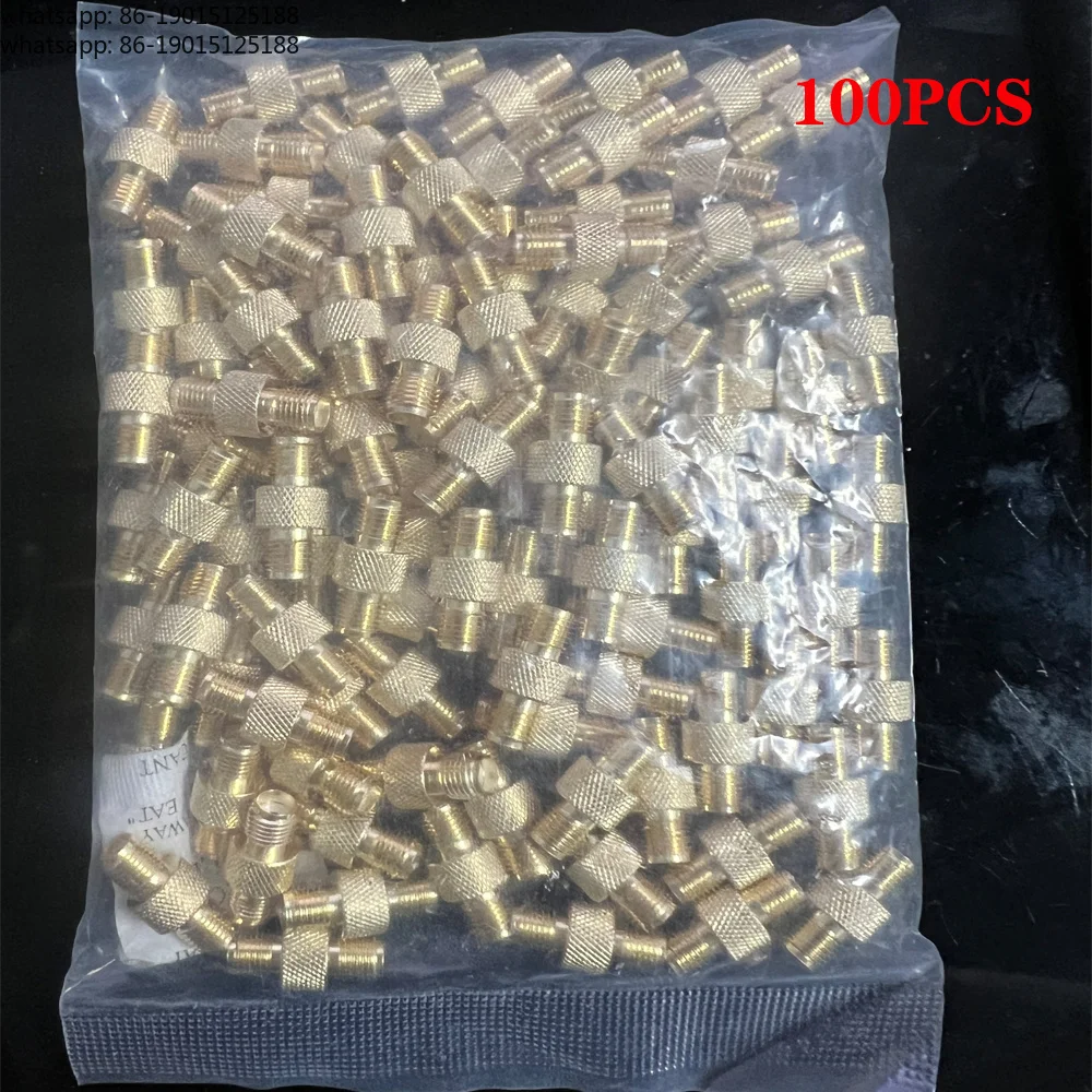 100PCS Adapter SMA Female to SMA Female Connector RF Coaxial Adapter